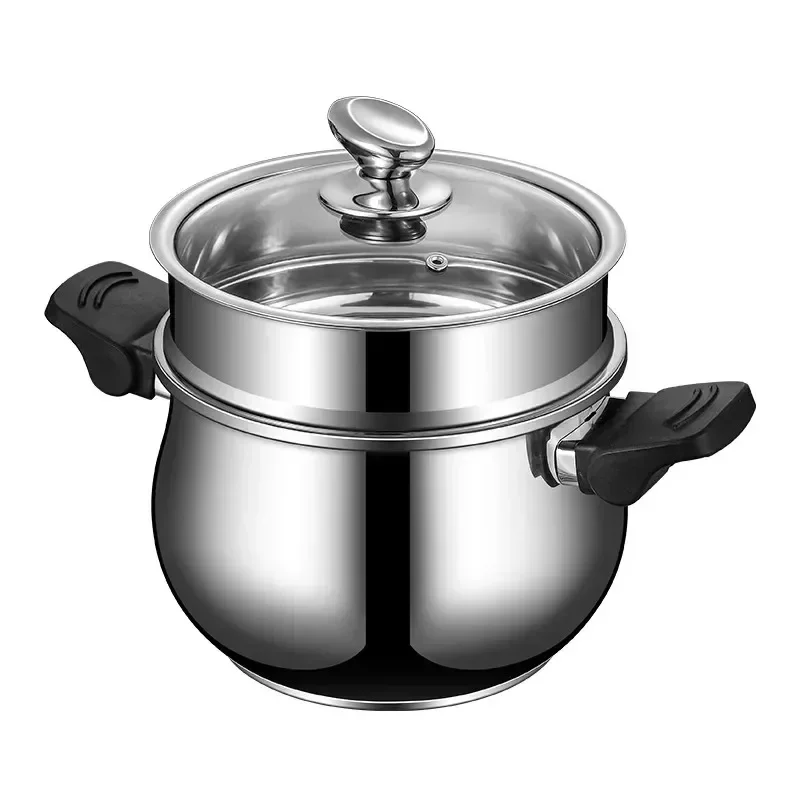 

New Pressure Cooker 304 Stainless Steel Pressure Cooes Explosion-Proof Pressure Cookers Cooking Pots Be Used As Saucepan Steamer