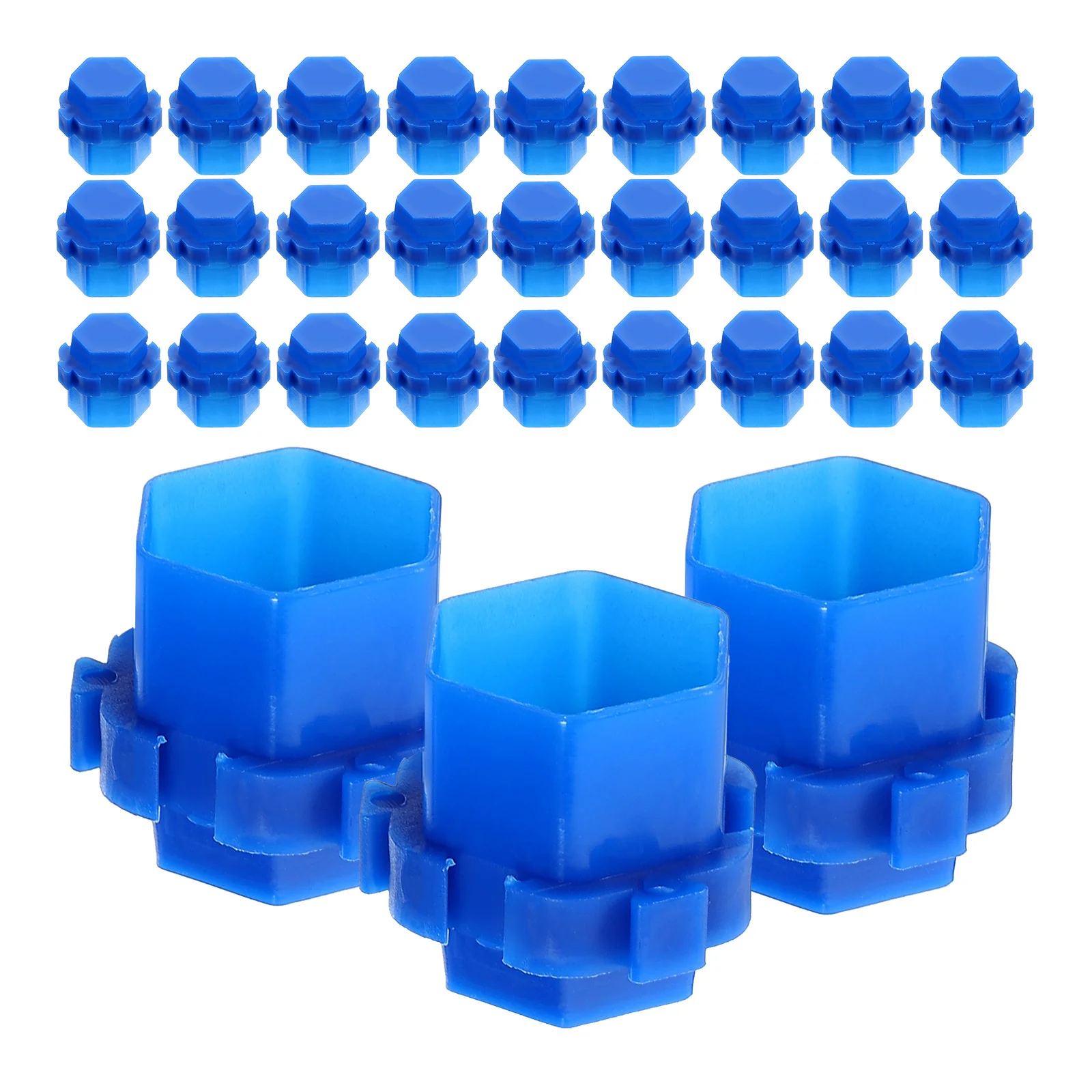 

200Pcs Ink Cups for Tattooing Reusable Plastic Pigment Containers Spill Resistant Stable Base Perfect for Travel and Studio Use