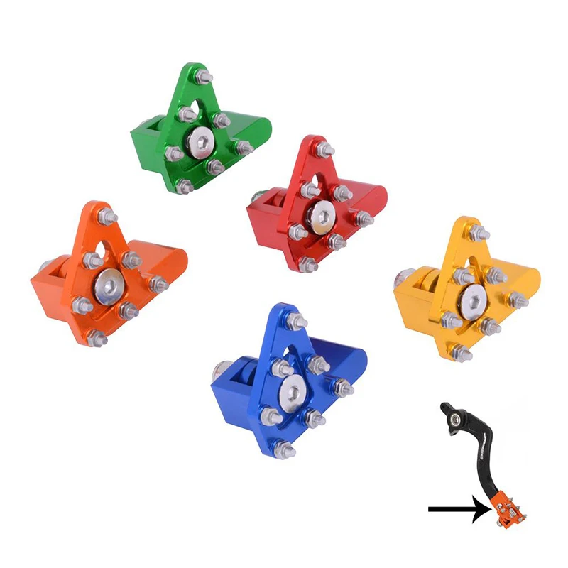 

for Ktm Kawasaki Suzuki Yamaha Motocross Aluminum Alloy Folding Brake Head Rear Brake Lever Pedal Head Motorcycle Accessories