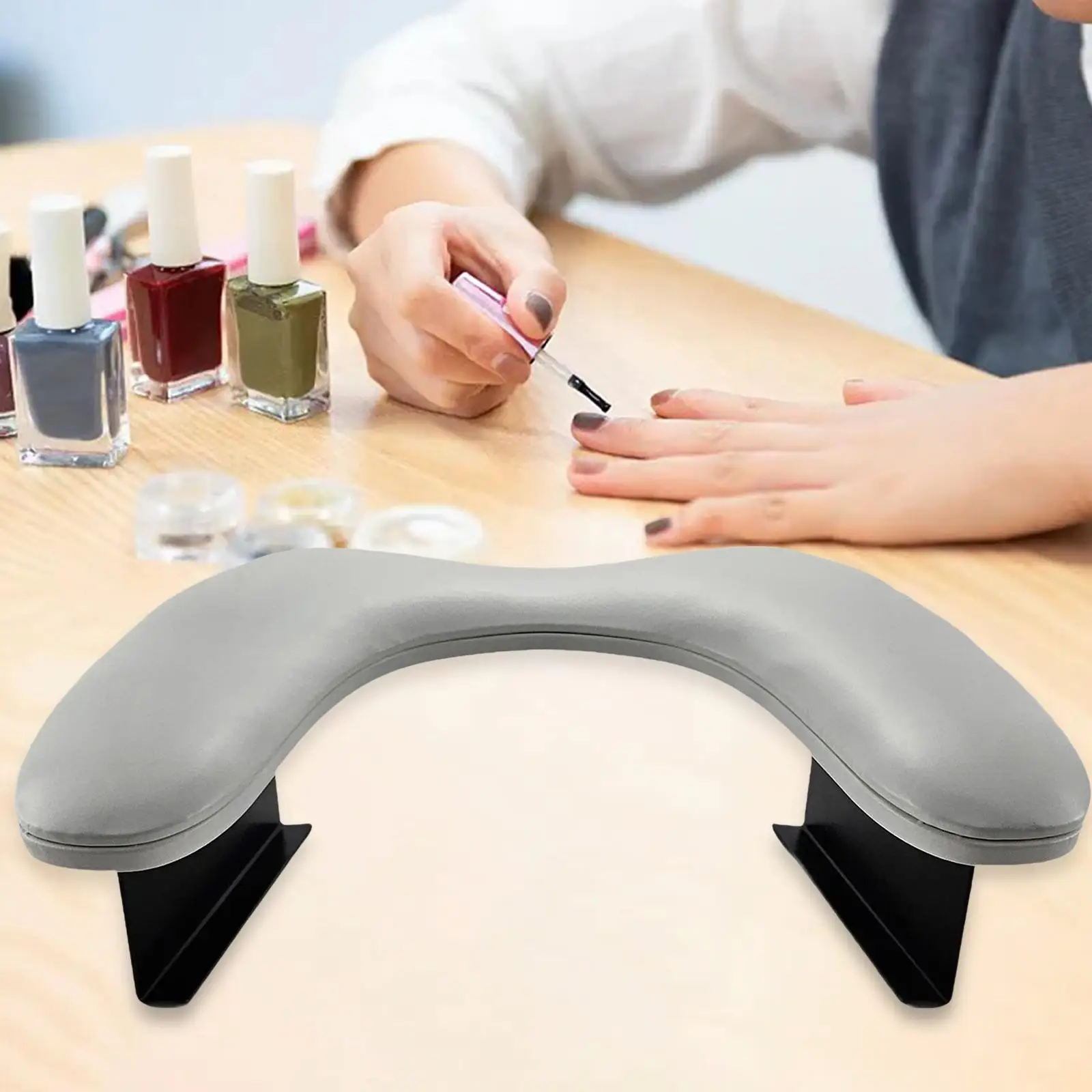 

Nail Arm Rest Cushion Holder,Thickened Professional Stand,Nail Art Hand Pillow for Manicurist,Nail Shops,Nail Enthusiasts