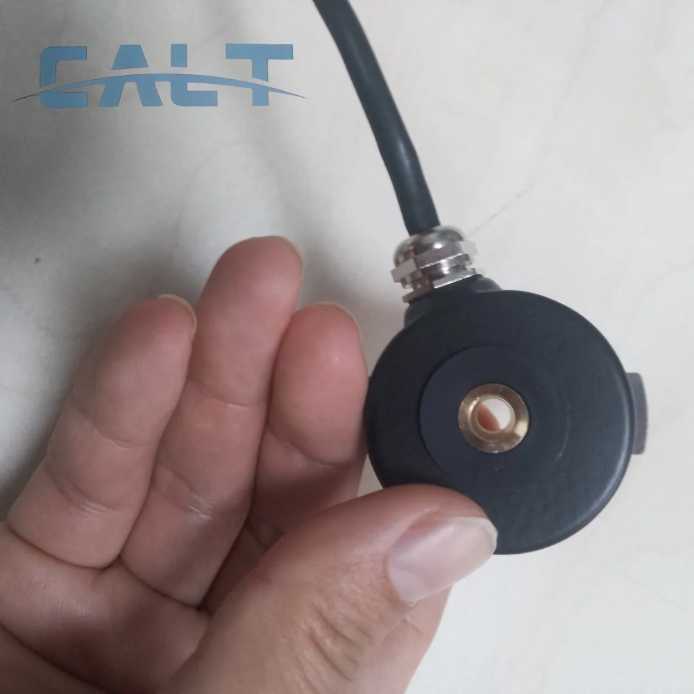 CALT 5-26 Vdc push-pull optical incremental  hollow shaft rotary encoder with 6mm hollow shaft