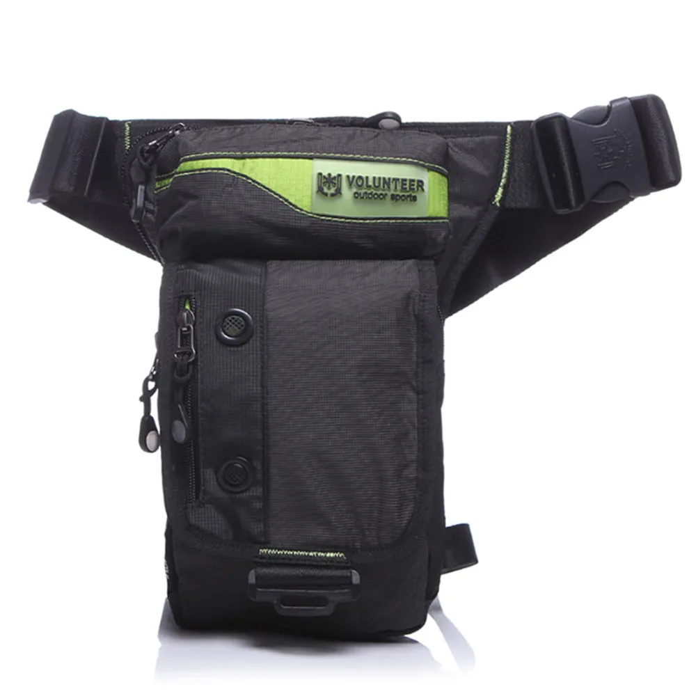 Men Waterproof Oxford Military Drop Leg Fanny Bag Motorcycle Rider Hip Bum Belt Pouch Male Shoulder Messenger Waist Pack Bags