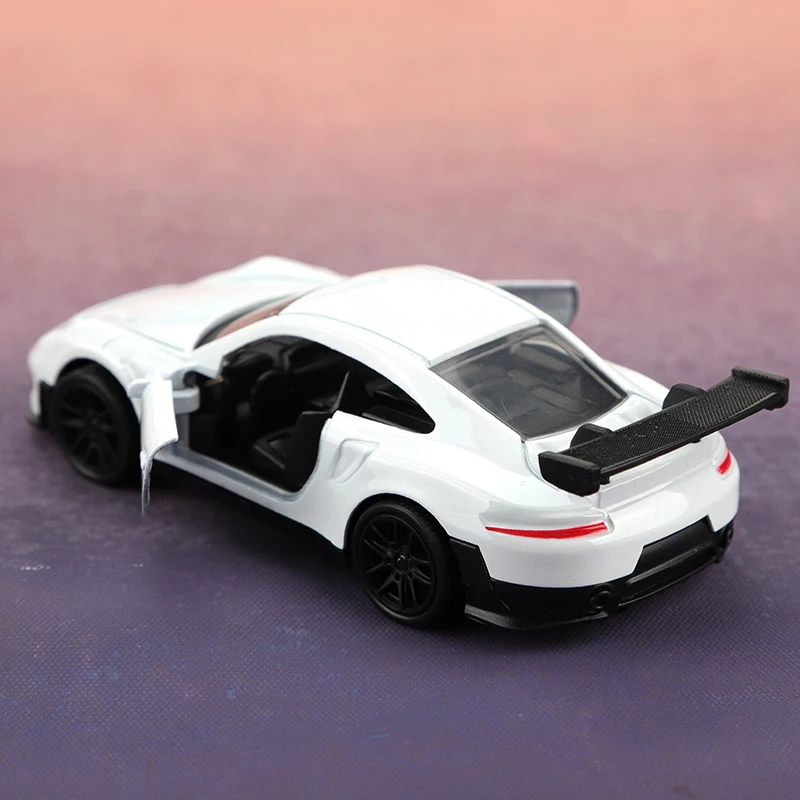 (Corrugated box) 1/43 scale, porcha 9ll model toy car, strong pullback function, die-cast metal, boy's toy, best gift.