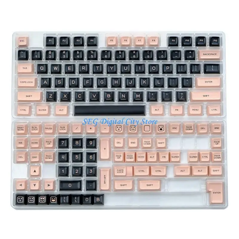 

U75B PBT Double Shot Injections 142 Keys Profile Keycap Set for Mechanical Keyboards