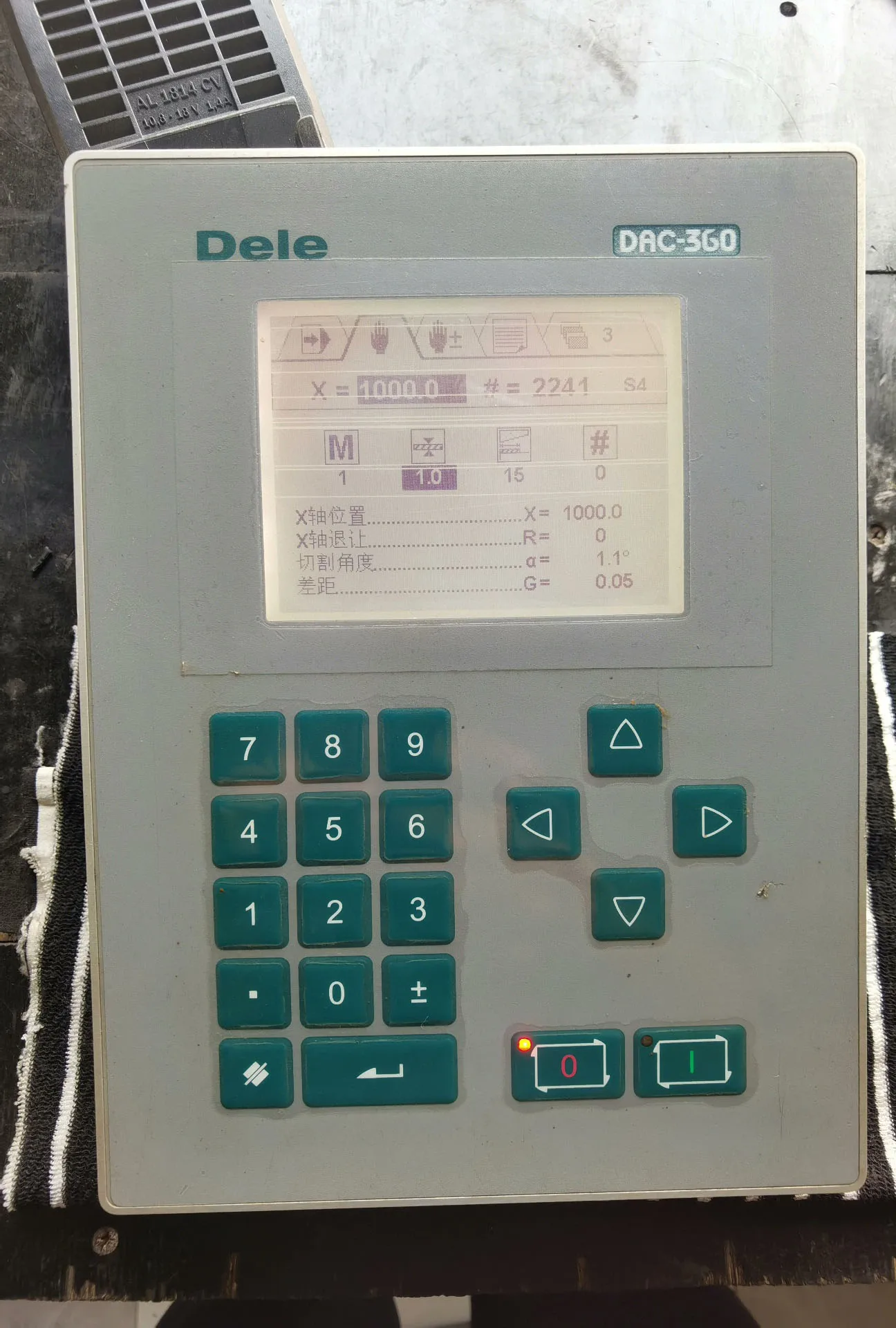 DAC-360 HMI Screen for Delem DAC-360