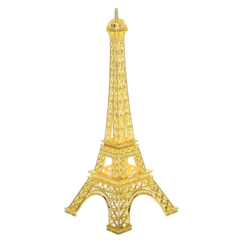 Artistic Eiffel Tower Model Vintage Desktop Decor Tower Model Zinc Alloy Eiffel Tower Home Office Ornament Souvenirs Gift