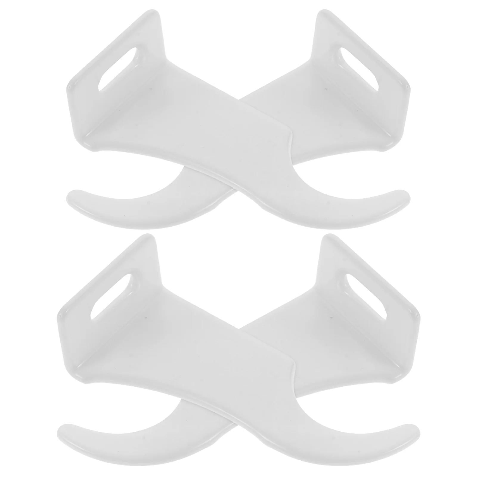 

4 Pcs Radiator Hook Hooks Sturdy Installation Reusable Split White Steel Dipped Heavy Duty