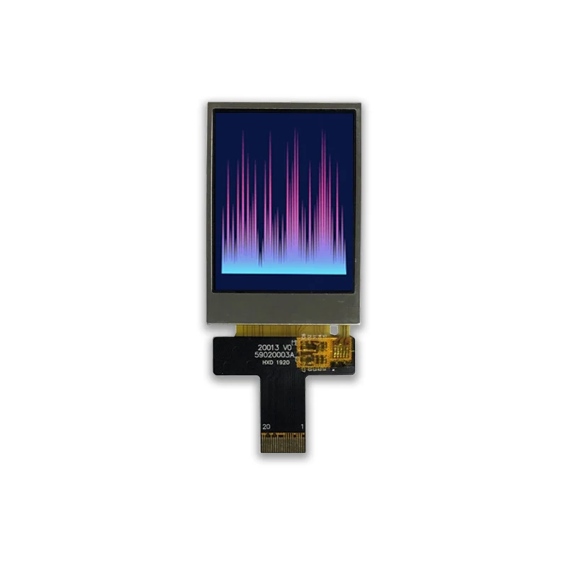 2.0inch 240x320 ST7789V MCU/SPI/RGB interface TFT LCD with resistive touch