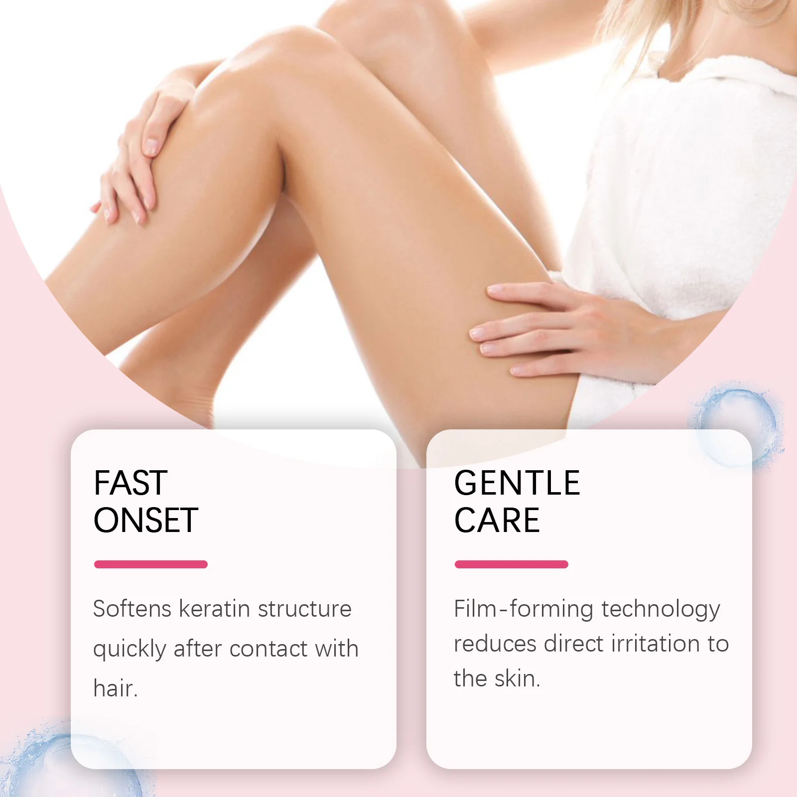 Painless Body Hair Remove Spray Quick Effective No Residue And Irritating Lasting Smooth Moisturize Skin Gentle Depilatory Spray
