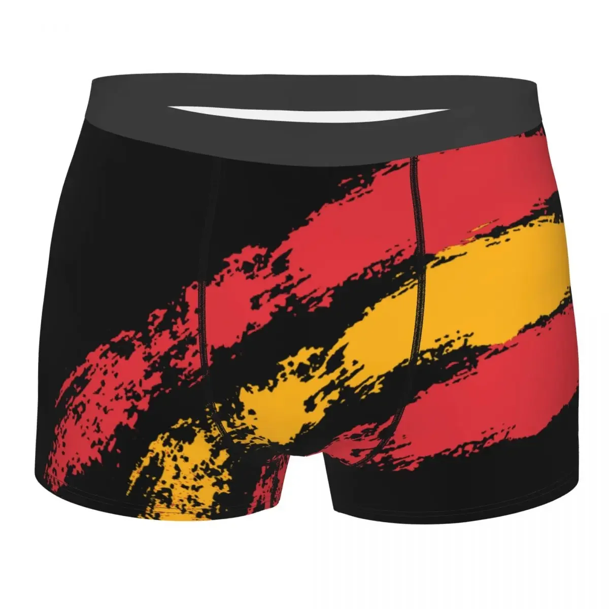 Novelty Boxer Shorts Panties Briefs Men Spanish Flag Underwear Spain Espana Polyester Underpants for Homme S-XXL