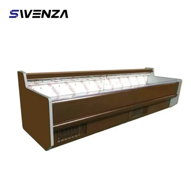 Supermarket Deli Counter Refrigerator Fresh Meat & Cooked Food Display Chiller