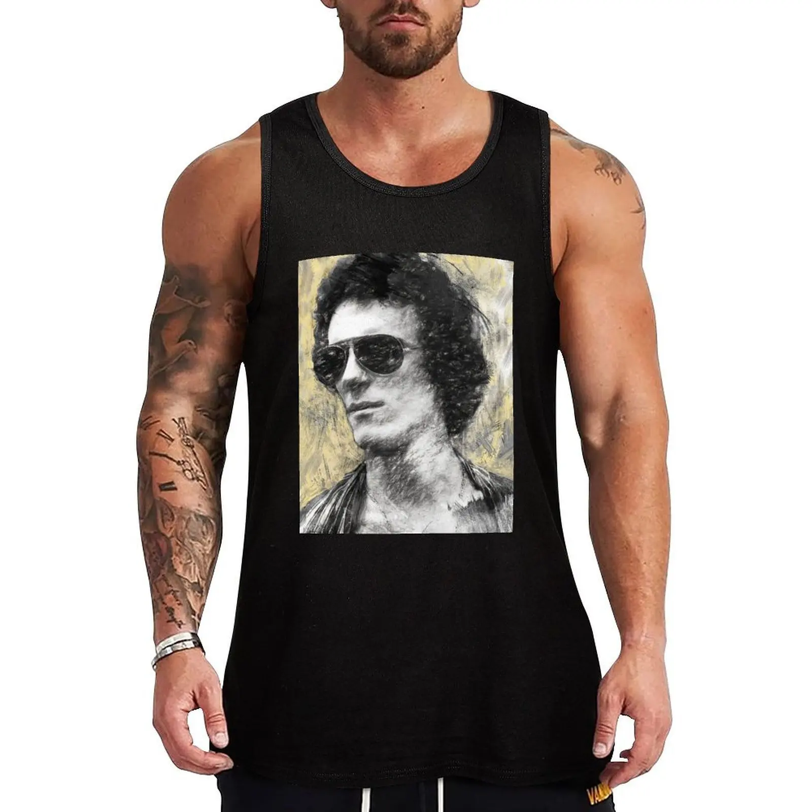 Camiseta sin mangas SPINETTA, estilo hip hop, informal, para streetwear
