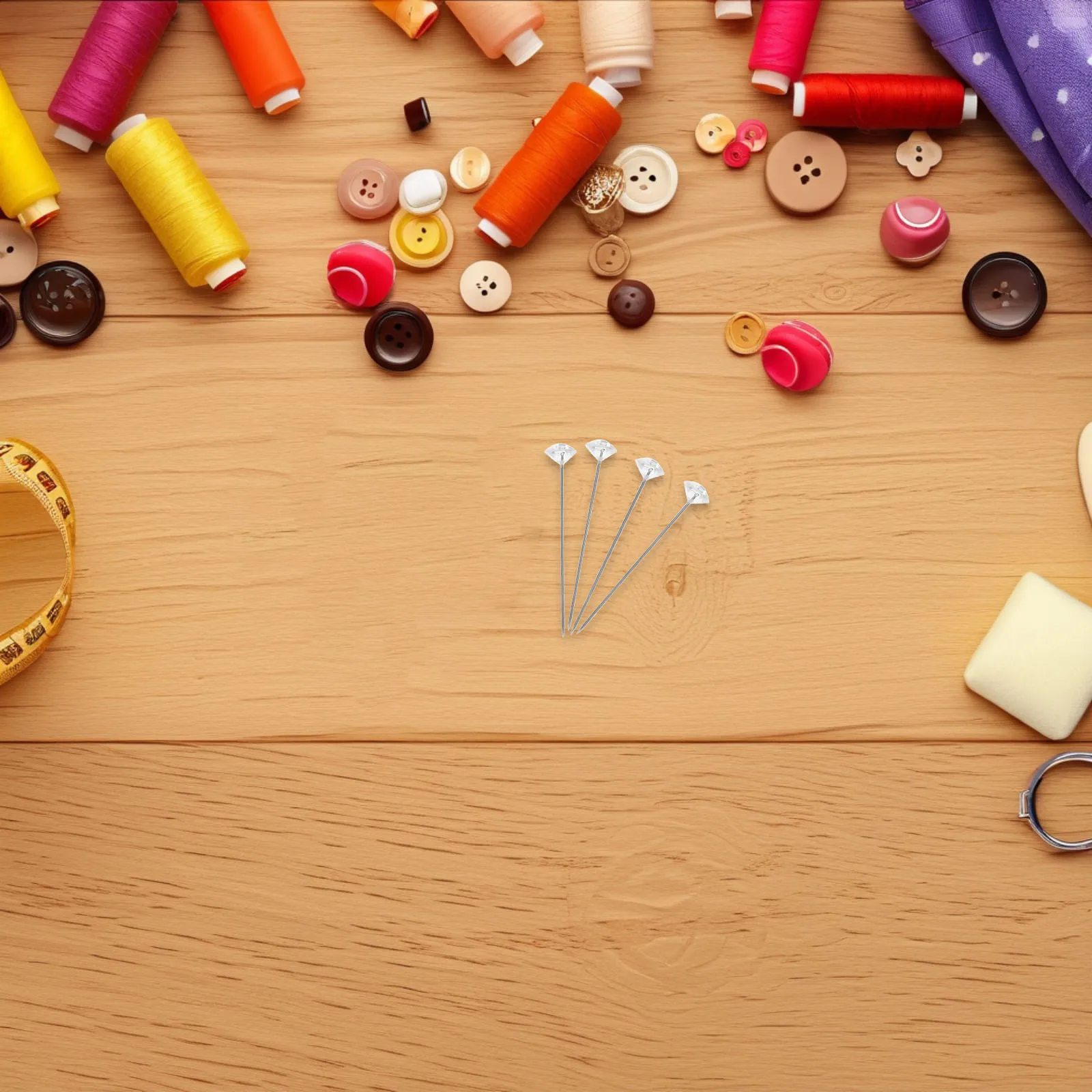 

200 Pcs Pin Decorative Sewing Drawing Locating Flower Bouquet Accessories Diy Dressmaking Alloy Corsage Boutonniere Supplies