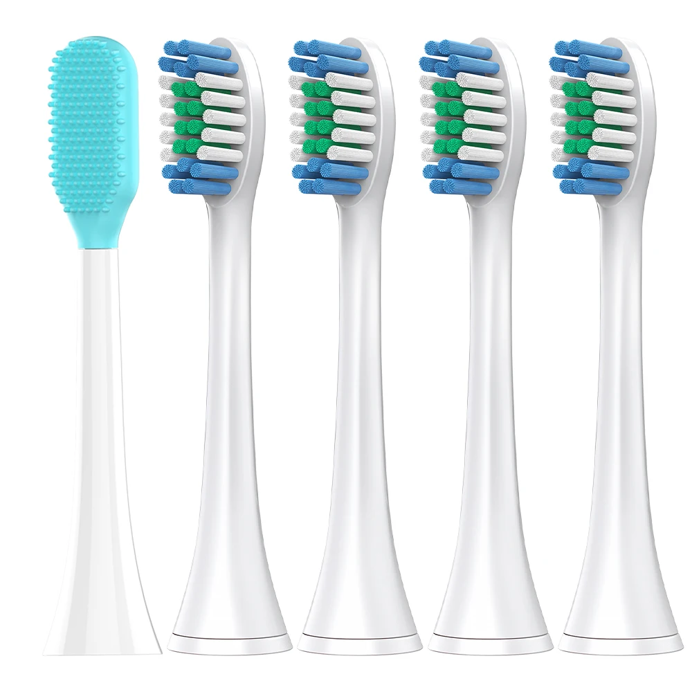 Multifunctional Toothbrush Head with Replacement Brush Heads Compatible with Philips Sonicare Electric Toothbrush for 4100/9300
