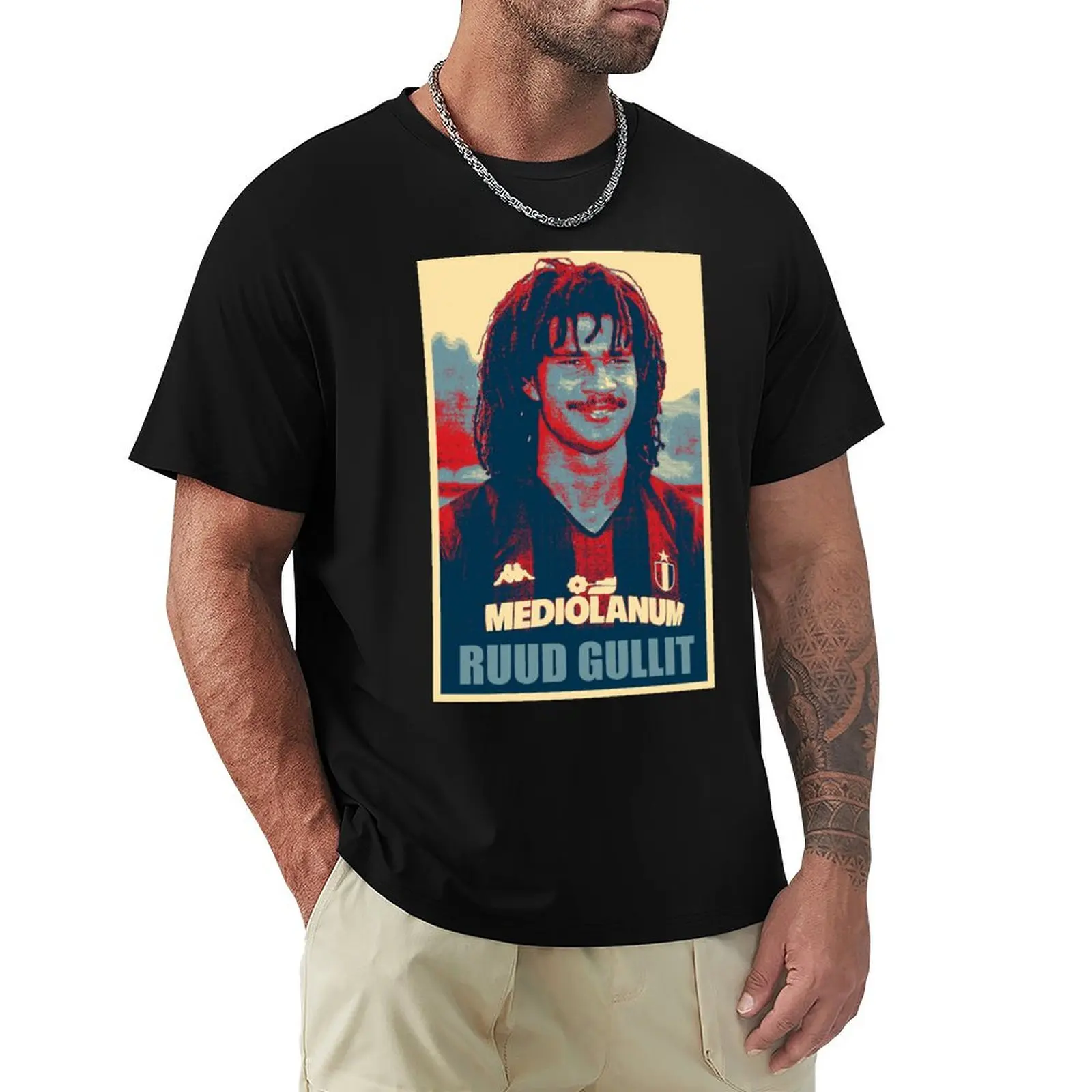 Camiseta Ruud Gullit, Camiseta Informal de Estilo Urbano Básico