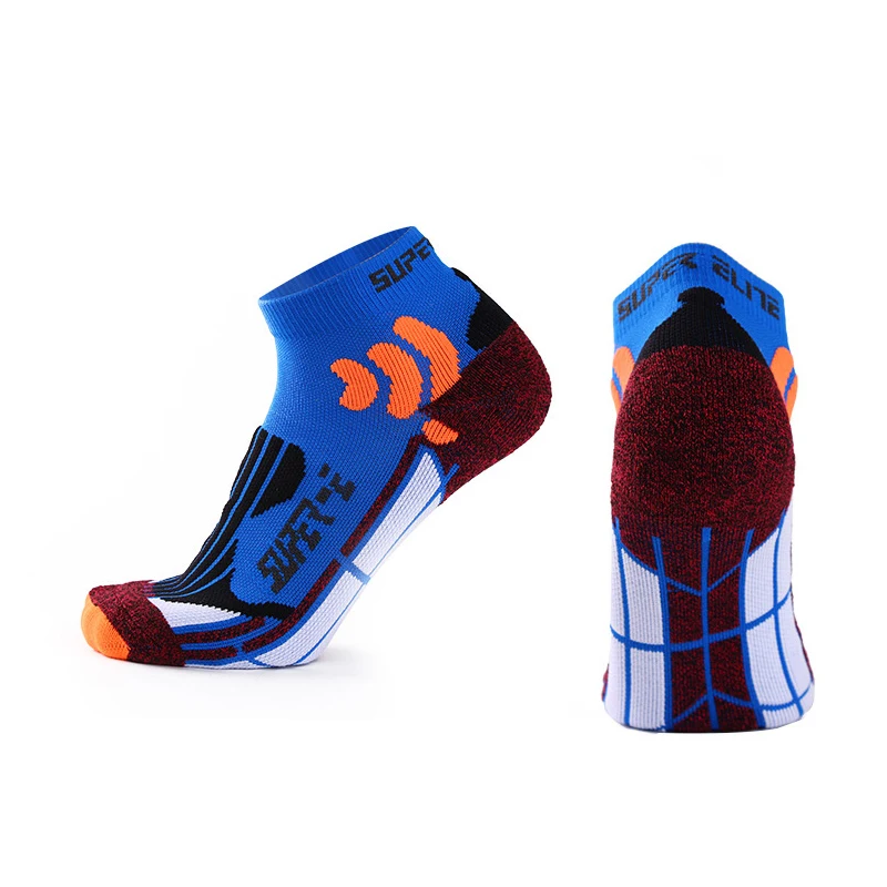 2023 Running Socks Men Professional Compression Outdoor Sport Funny Short Brand Anti-slip  woman man black White