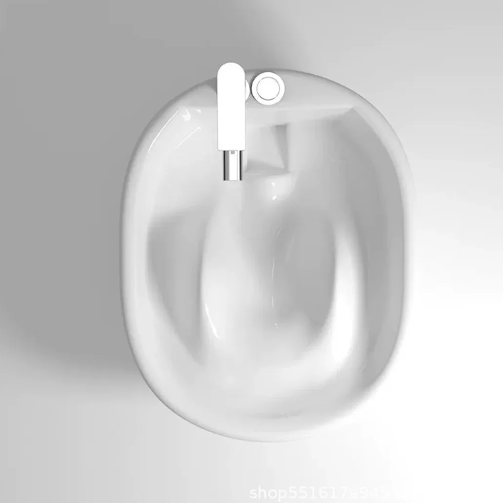 

Floor-to-ceiling ceramic baby basin, bath basin, high temperature firing, chemical-free allergens, integrated wash