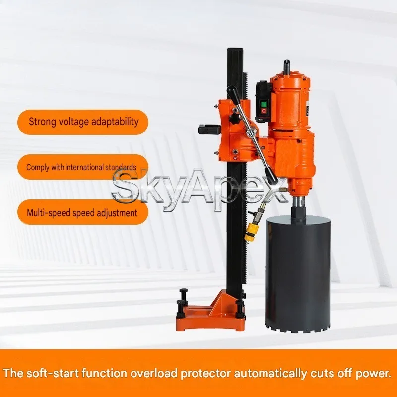 Brushless Water Drill Dry Wet Dual Use Concrete Reinforced Concrete Hole Drilling For Air Conditioner Range Hood Installation