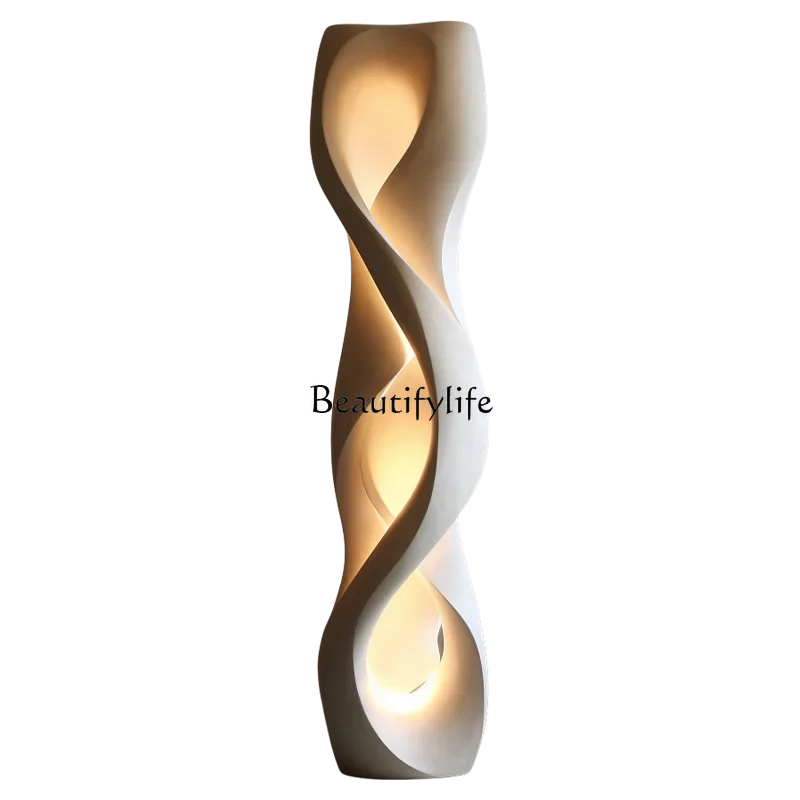 

LJYspecial-shaped twist art landing wabi-sabi wind living room bedroom space creative atmosphere