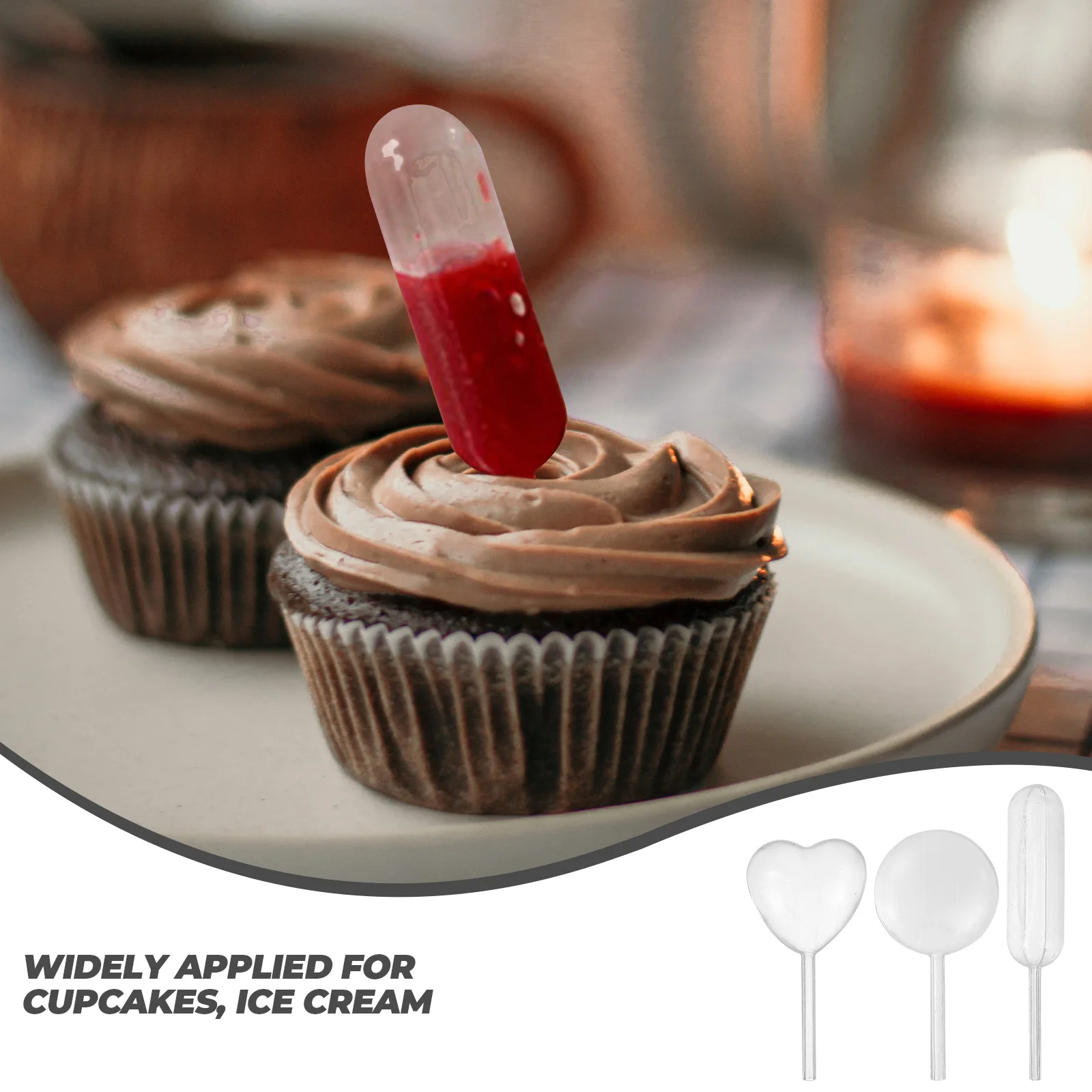 

150 pcs Liquid Dropper Pipettes Heart Round Rectangular Mini For Cupcakes Chocolates Strawberries Transparent Dispensing Tools