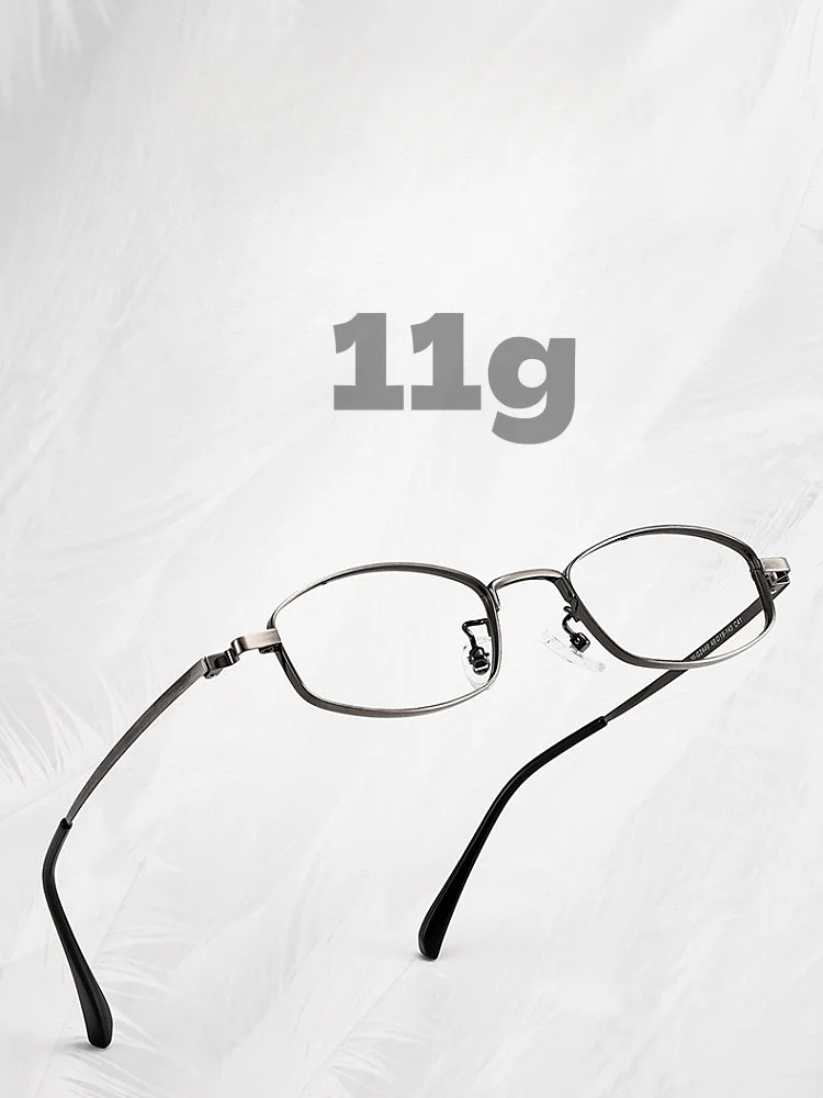 Ultraleichte Titan kleine Rahmen hochwertige Männer und Frauen Brille Rahmen Licht Luxus optische Brille Rahmen g2449 – Detail 4