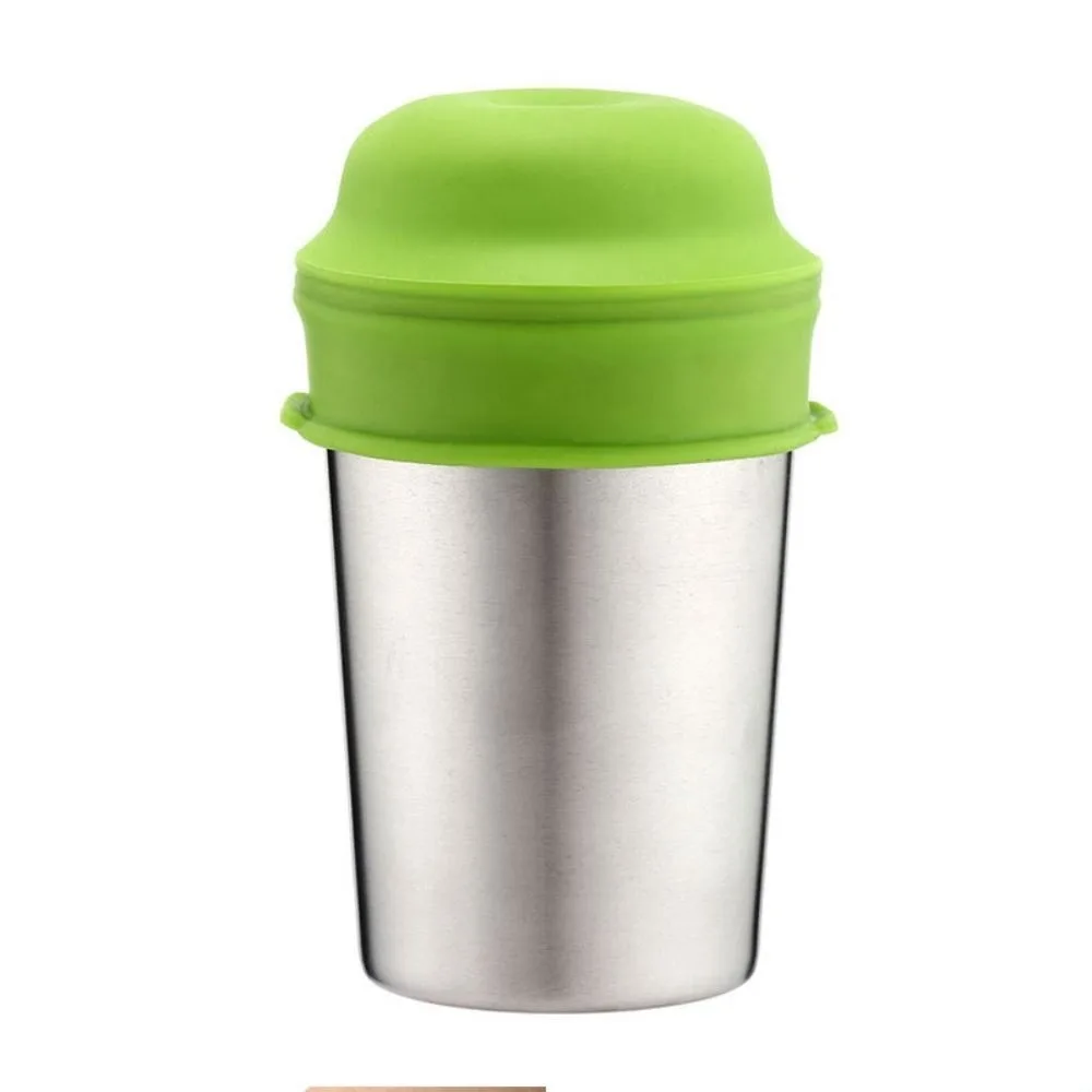 1Pc Durable Resuable Silicone Sippy Cup Lid Elastic Spill-Proof Straw Cup Cover With Straw Hole Water Bottle Accessories