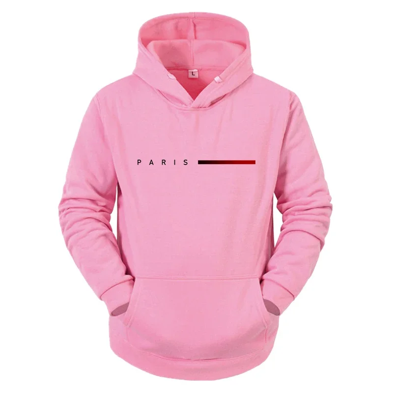 سويت شيرت رجالي بغطاء للرأس مطبوع عصري، بلوفر كاجوال ومريح، سويت شيرت كلاسيكي ومتعدد الاستخدامات بقلنسوة