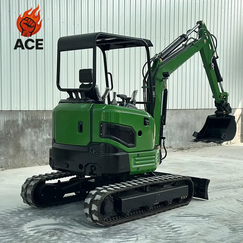 

Mini excavator 2.7 ton customized color logo mini small excavator1 ton 2 ton kubota mini digger excavator with cabin