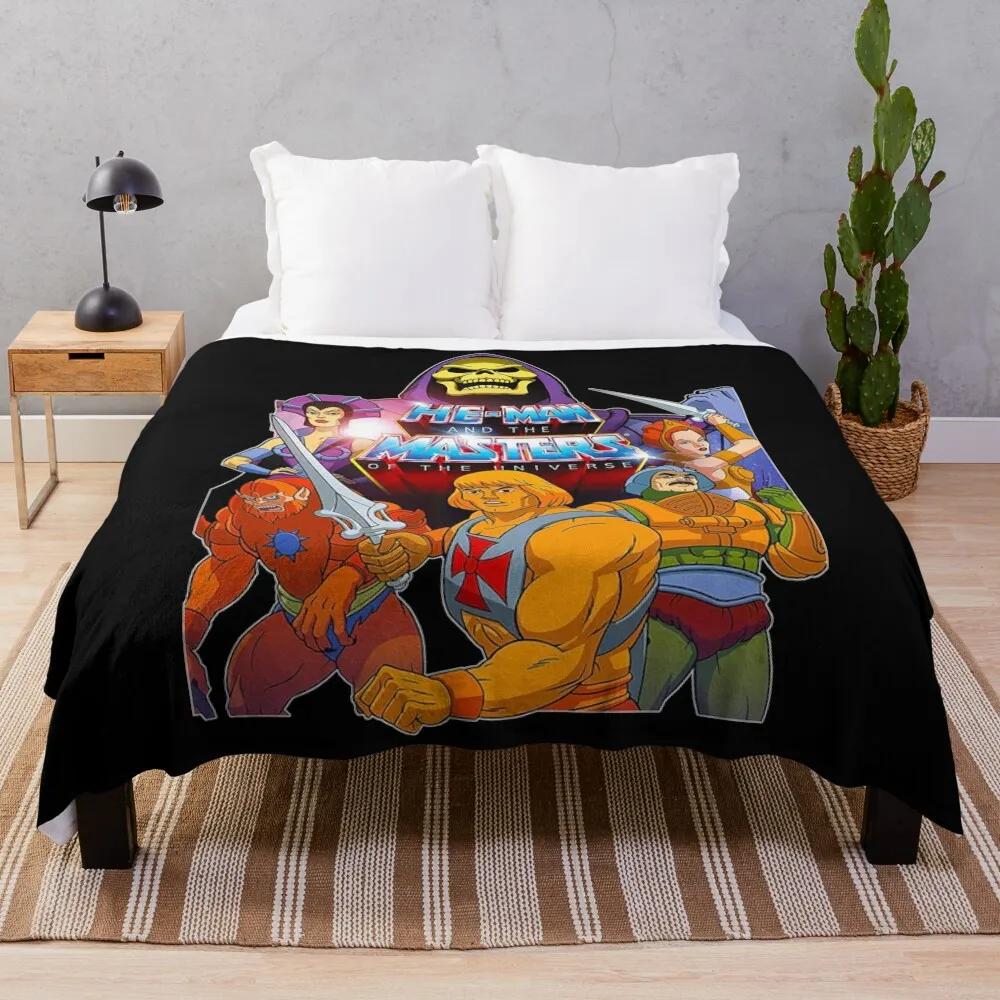 

He-Man Throw Blanket Furry Blanket Fluffy Blankets Large Blankets For Bed