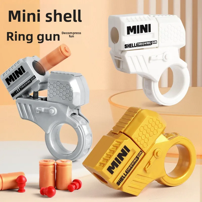 Agente Popular bomba de choque juguete pistola modelo pistola rotativa agente de descompresión juguete Cool Boy regalo