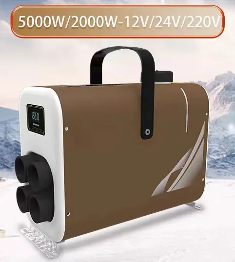 سخان ركن ديزل الكل في واحد 2 كيلو وات، نظام تسخين هواء متعدد الوظائف ممتاز 12 فولت مع تقنية ألمانية متقدمة للشاحنة وال R #3