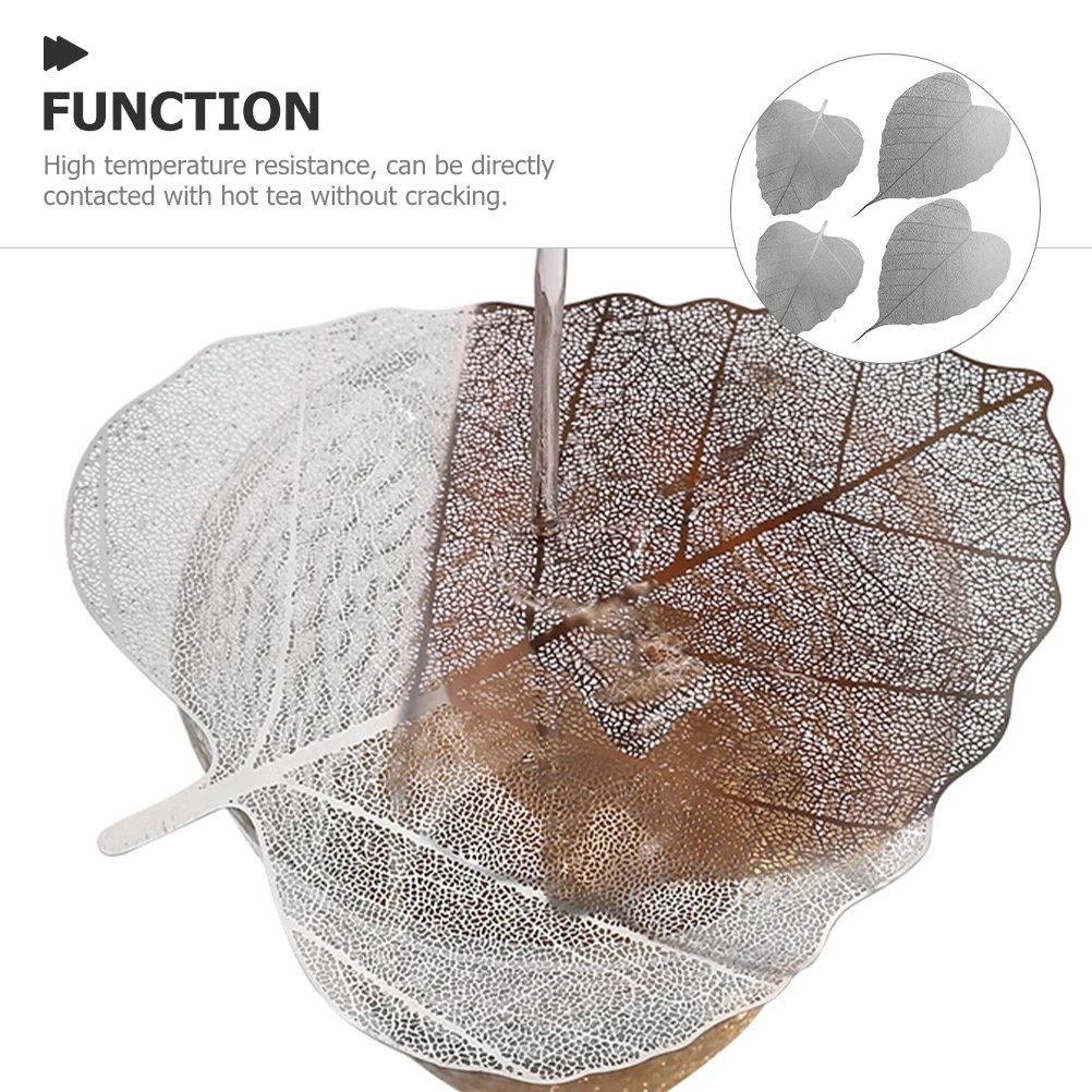 

4 Pcs Tea Filter Set Filters for Loose Infuser Leaf Steeper Gongfu Strainer Infusers Cup Shaped