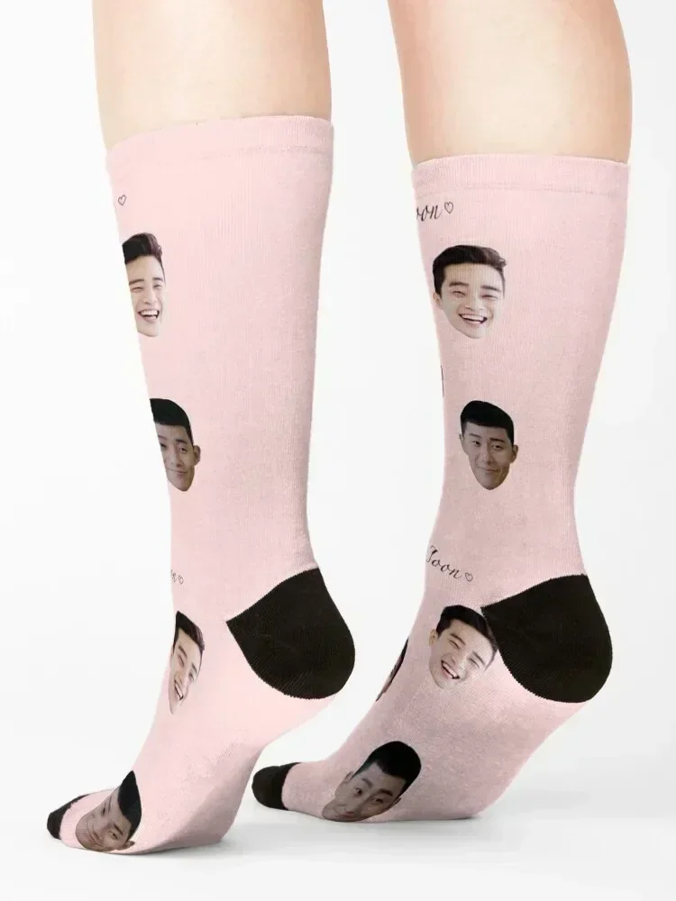 حزمة ملصقات بارك سيو جون جوارب حرارية للرجال شتوية فاخرة هدية عيد الميلاد جوارب لكرة القدم للسيدات والرجال #4