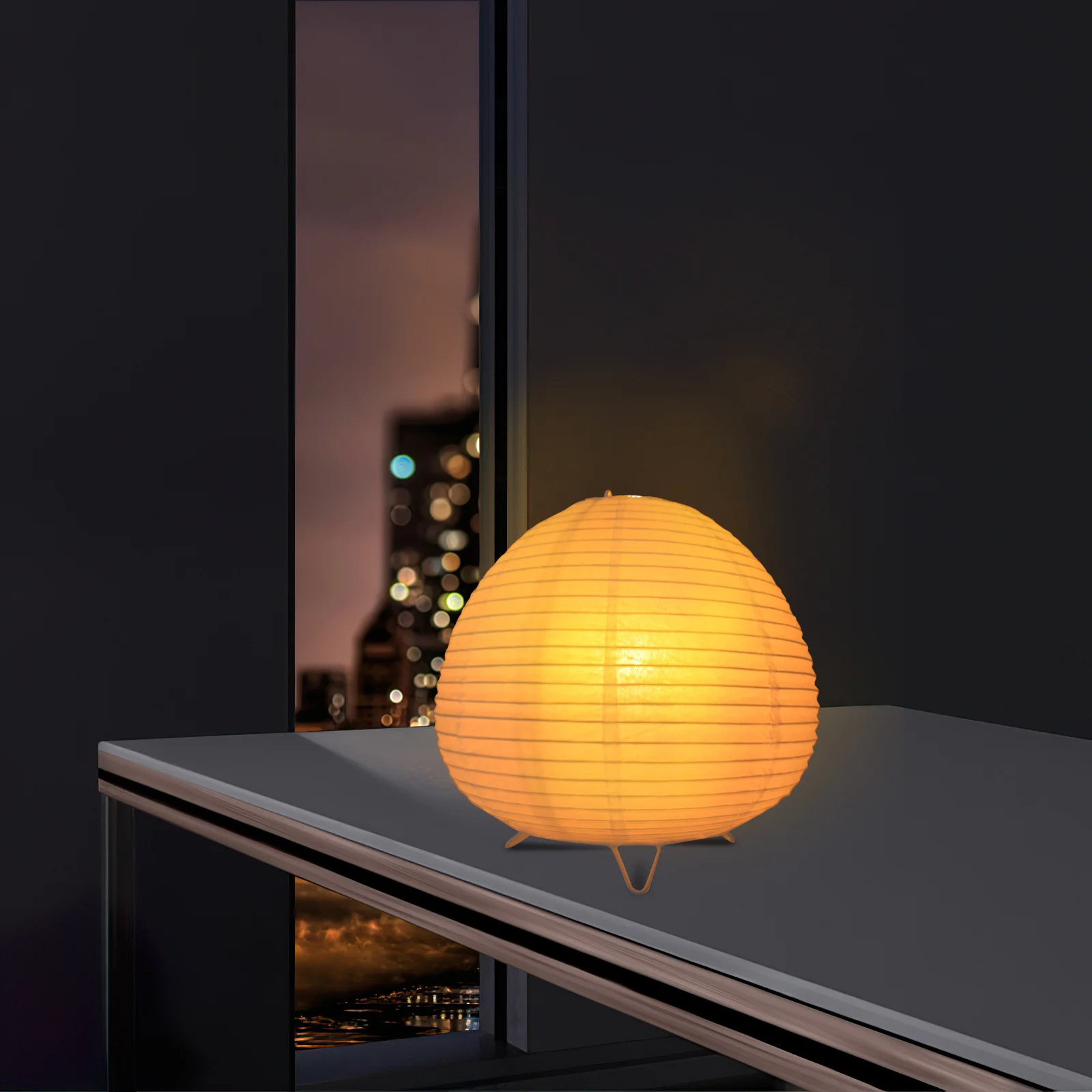 لغرفة النوم اليابانية ورقة فانوس أضواء نمط النوم الجدول مصباح النوم السرير فانوس مصباح ورق حديث