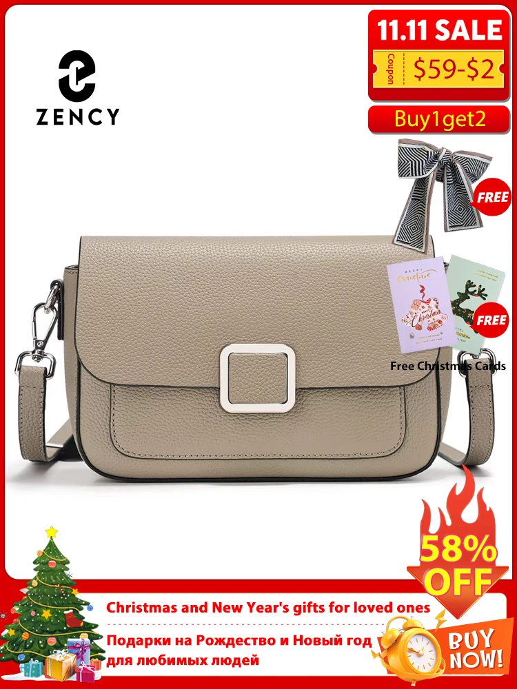 

Zency премиум-дизайн сумка подмышки женская сумка из натуральной кожи модная квадратная сумка через плечо подарок для подруги жены
