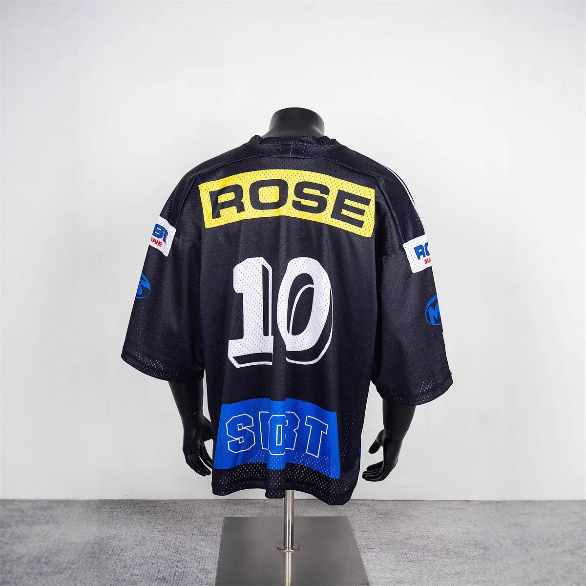 Martine rose Retro style digital-print lettered loose-fitting clothing trendy