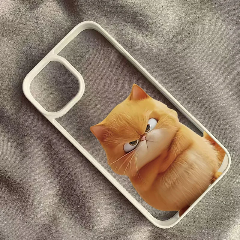 Funda de teléfono para Xiaomi Redmi 14C 13C 12C 4G Poco X6 X5 Pro Redmi Note 14 Pro 12 11 13 Pro Plus 5G divertido gato fresco suave cubierta transparente