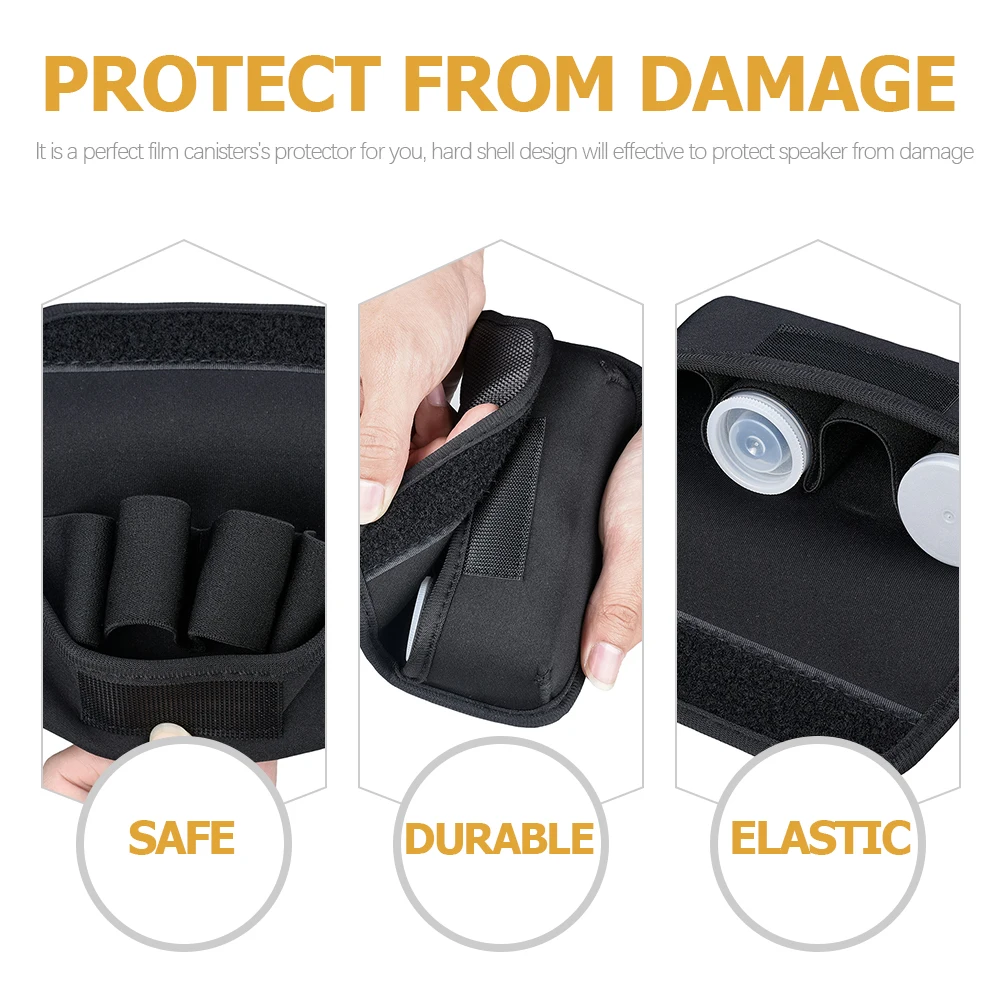 

Waterproof Film Canisters Carrying Bag Strong Protective Case Organizer Holder for Camera Film Cartridge Easy Access Storage