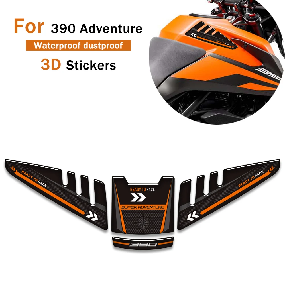 Motorcycle Stickers For 390 Adventure Fuel Oil Knee Protection Tank Pad Side Grips Gas