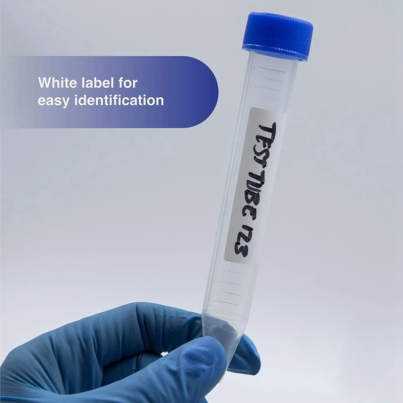 Scientific Conical Centrifuge Tubes 50ML, [50 Pack] Plastic Test Tube With Screw Caps, 50ML Sterile Test Tubes With Lids Durable