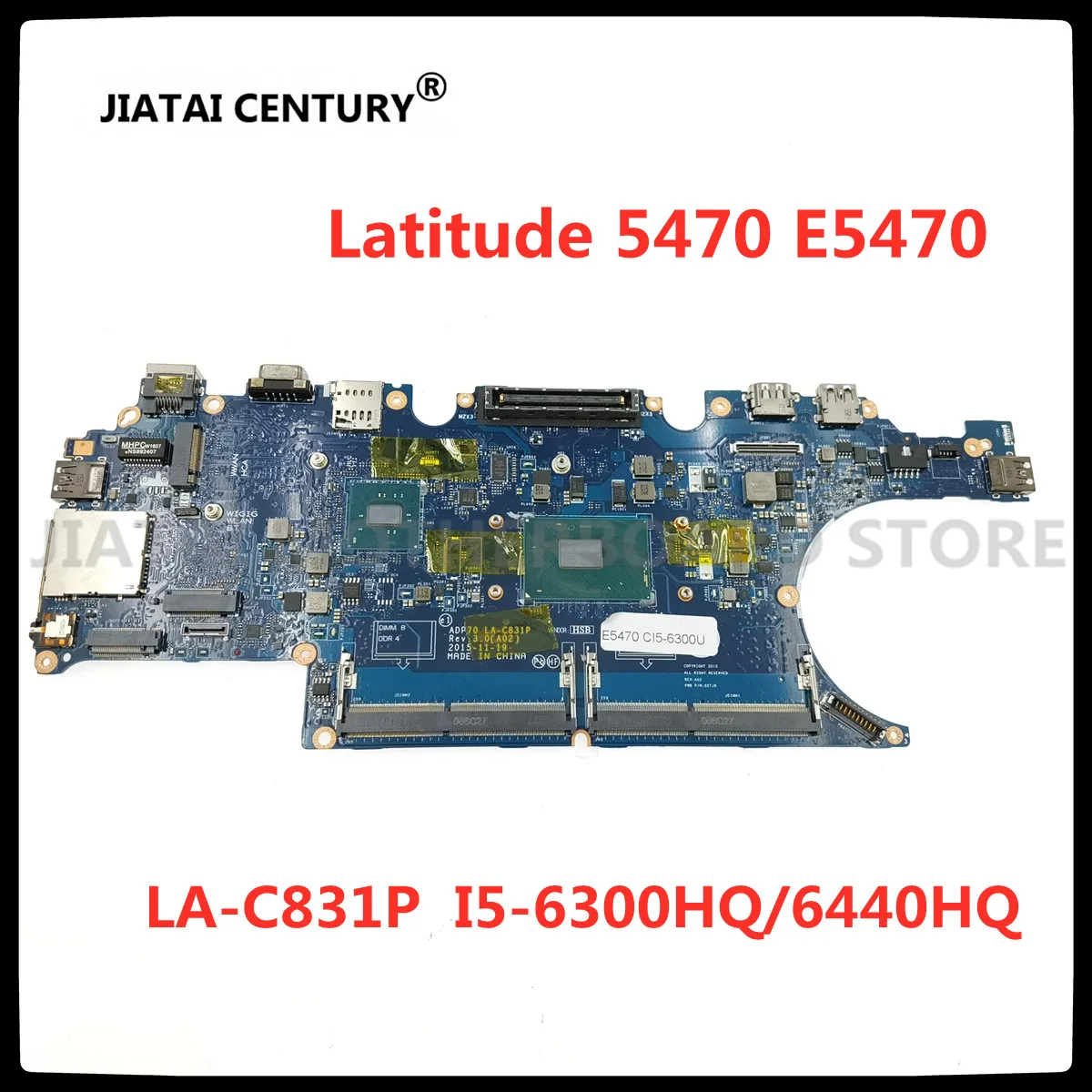 สำหรับ DELL Latitude 5470 E5470แล็ปท็อป CN 0792TG 02MMKG ADP70 LA-C831P MB I5-6300HQ/6440HQ DDR4 100% ทดสอบ