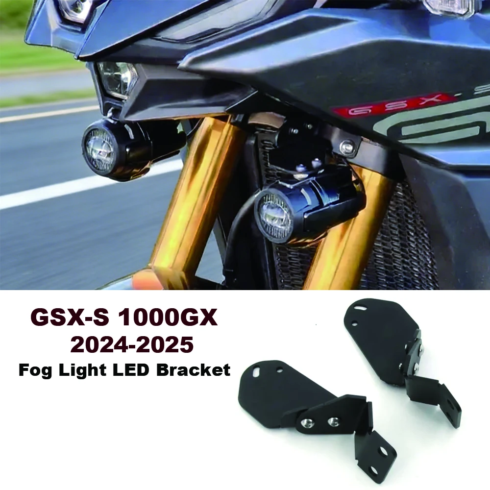 

Кронштейн для вспомогательных фар мотоцикла Suzuki GSX-S 1000GX 2024-2025, держатель для противотуманных фар, светодиодный кронштейн, аксессуары