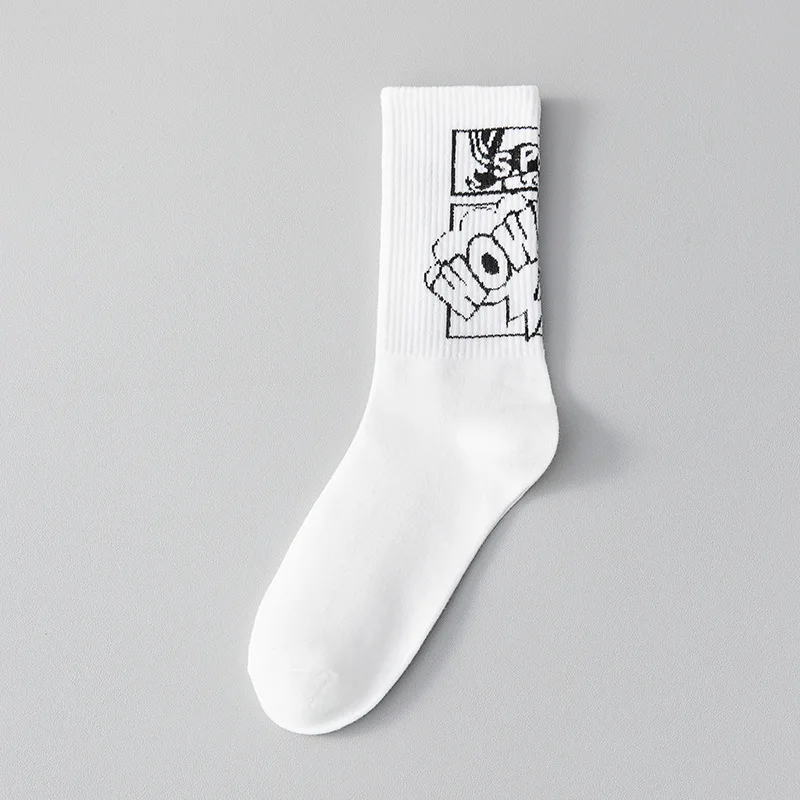 Kids Sports Style Cartoon Fashion Student Spring and Summer Thin Comfortable Breathable Boys Socks