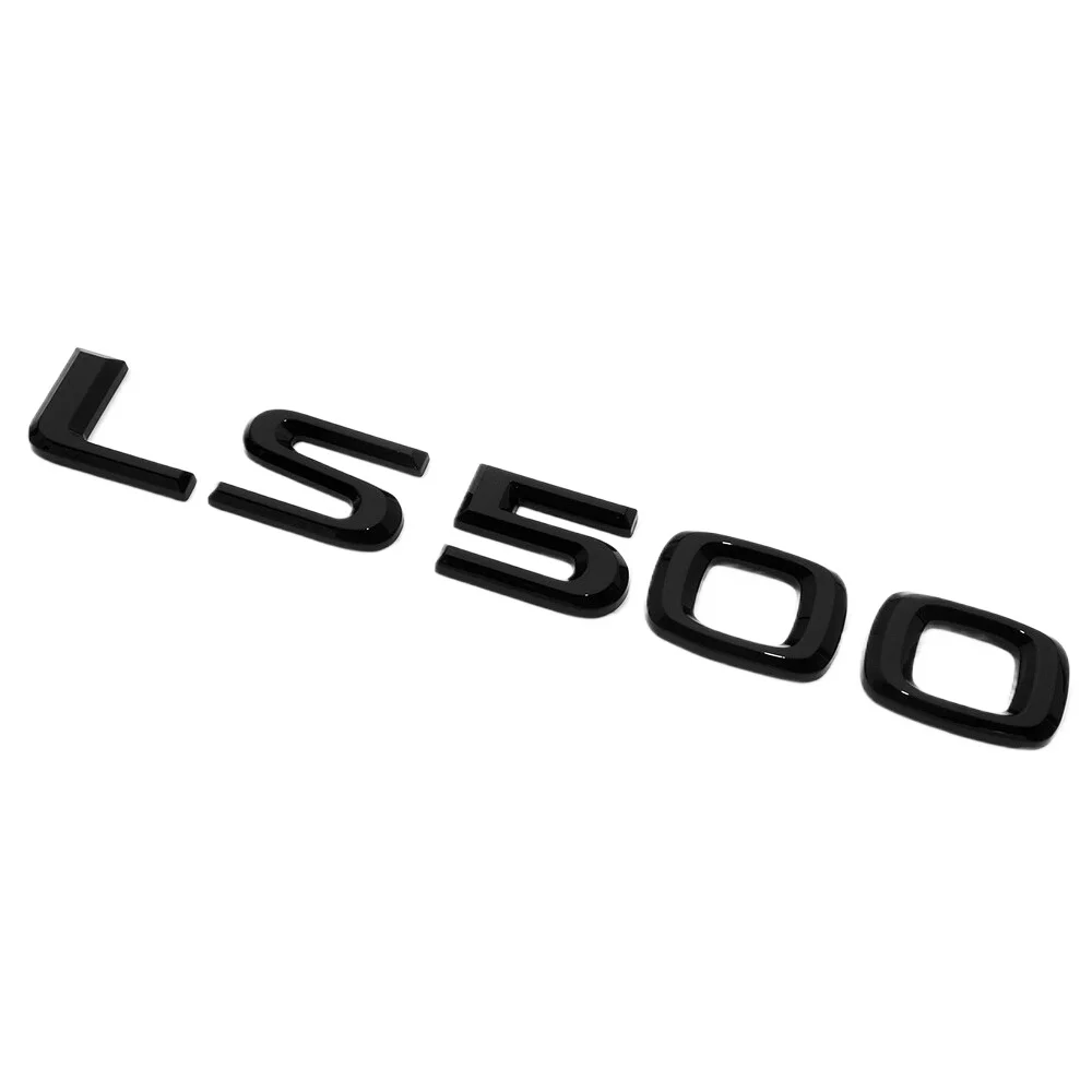 For Lexus Rear Turnk Lid LS 500 Letter Logo Badge Emblem Car Replace Gloss Black