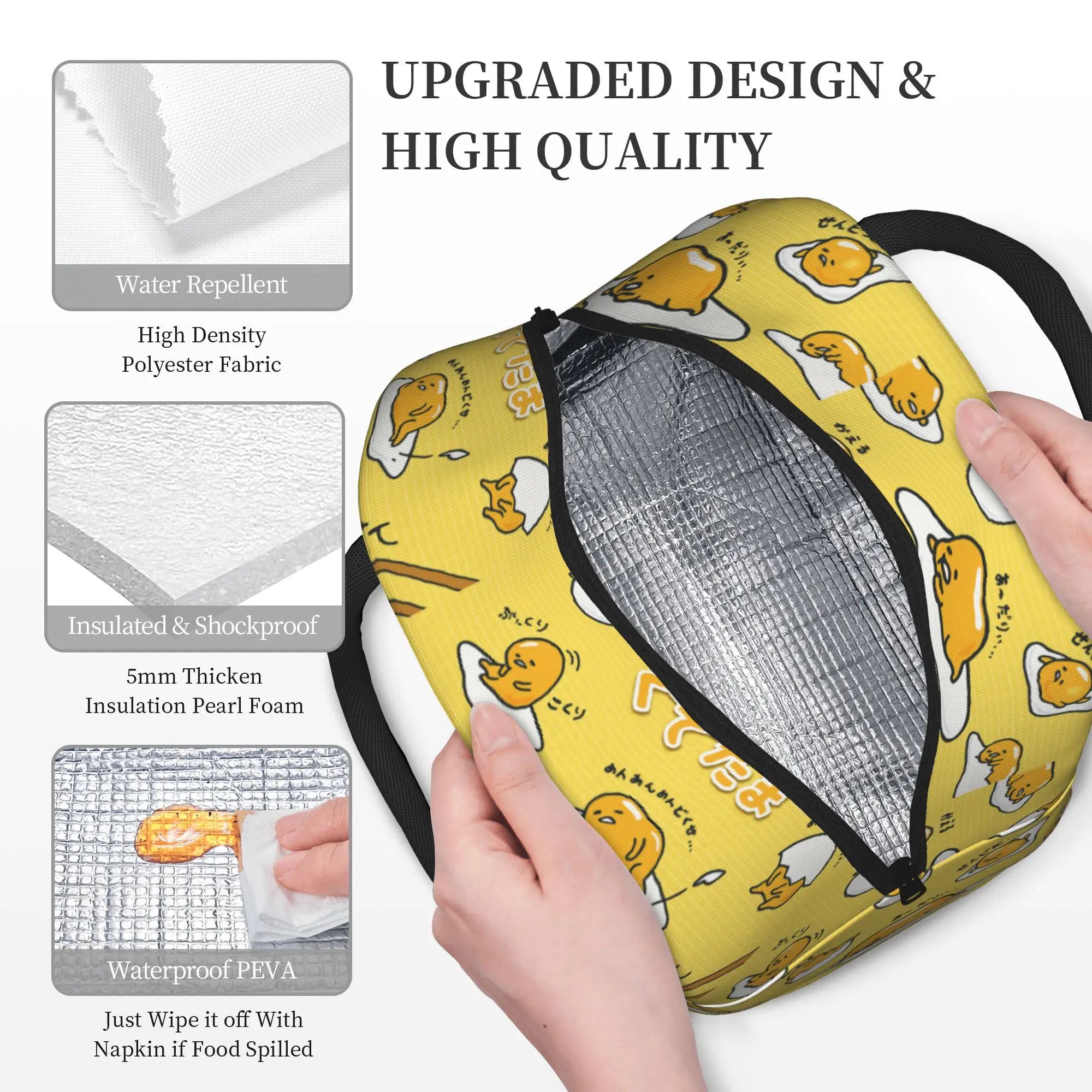 Gudetama Tas Makan Siang Teris - Tote Bag Sublimation ulasan dan harga