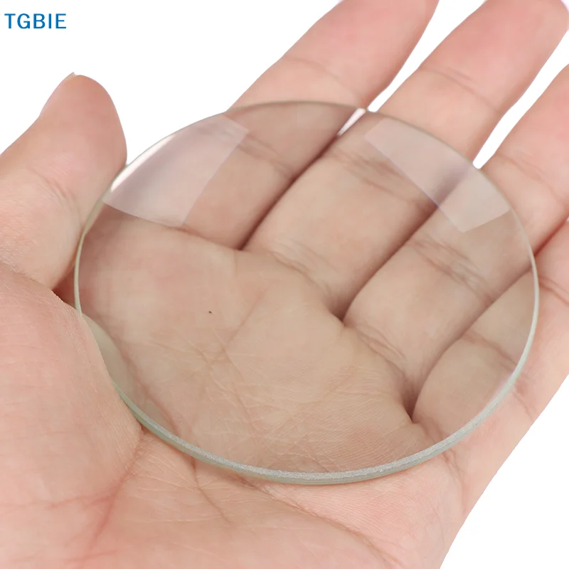 [TL]【TL】Double Convex Glass Lens Focal Optics Biconvex Desktop Magnifying Glass 75 mm