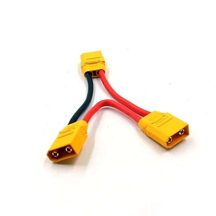 10 PCSAmass XT90 Connector Male to Female Series Adapter Wire 10AWG 100mm Battery Series Harness for RC Drone Lipo Batteries Cha