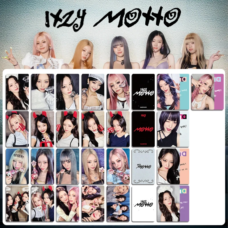 NUEVO mini álbum del grupo femenino de KPOP ITZY, Motto, Ryunjin, Yeji, Yuna, tarjetas fotográficas, tarjeta de tienda pop-up, artículos para fans, Glitch, Look, Pocket