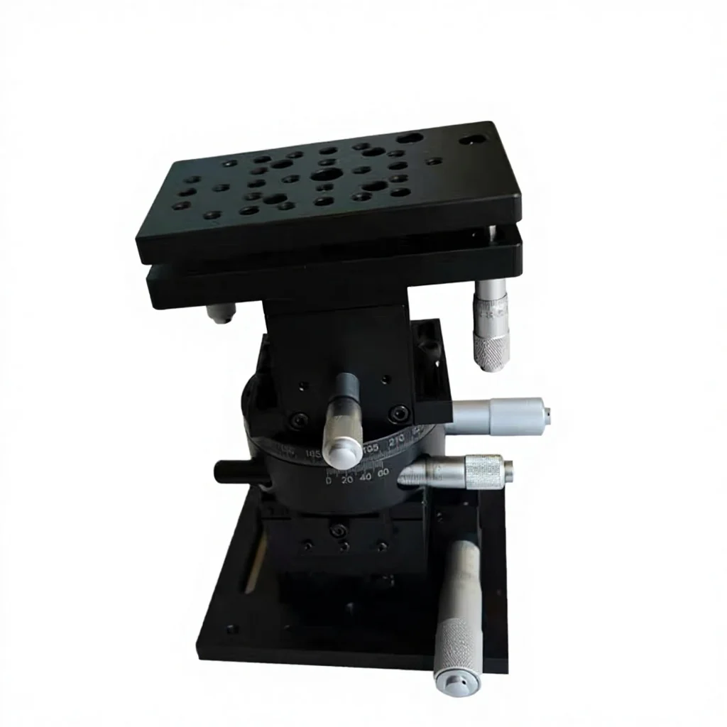 125x75mm 6-Axis Linear Stage Precision Lift Rotation & Translation Optical Alignment Positioning System