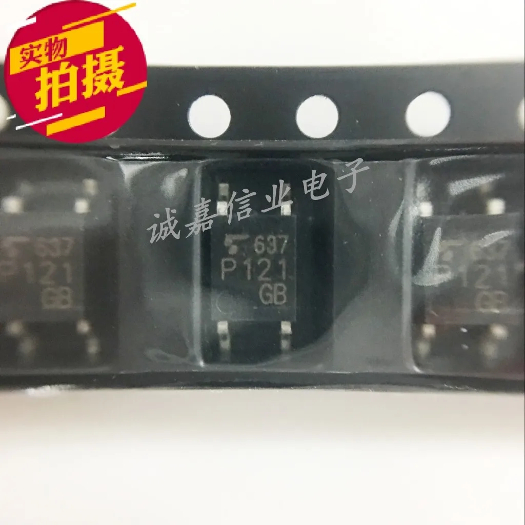 10pcs/Lot TLP121(GB-TPL,F) SOP-4 TLP121GB Transistor Output Optocouplers Operating Temperature -55°C ~ 100°C